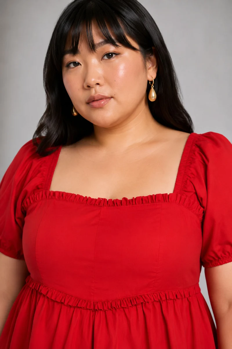 Avel|Cotton Peplum Top