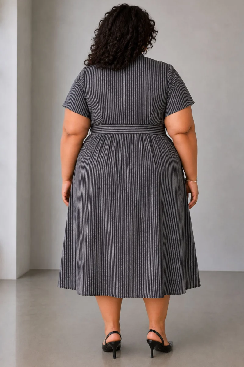 Alder|Cotton Fit And Flare Midi Dress