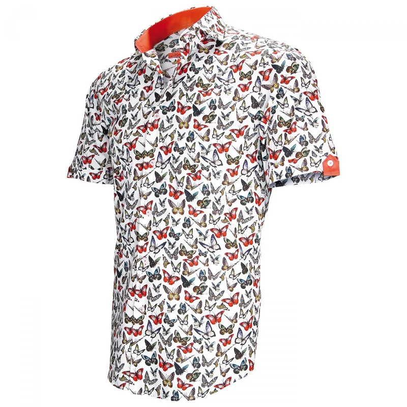 Chemisette hommes mode coupe cintrée BUTTERFLY Andrew Mac Allister