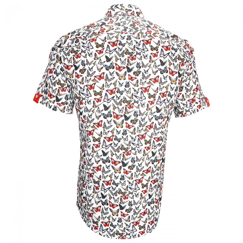 Chemisette hommes mode coupe cintrée BUTTERFLY Andrew Mac Allister