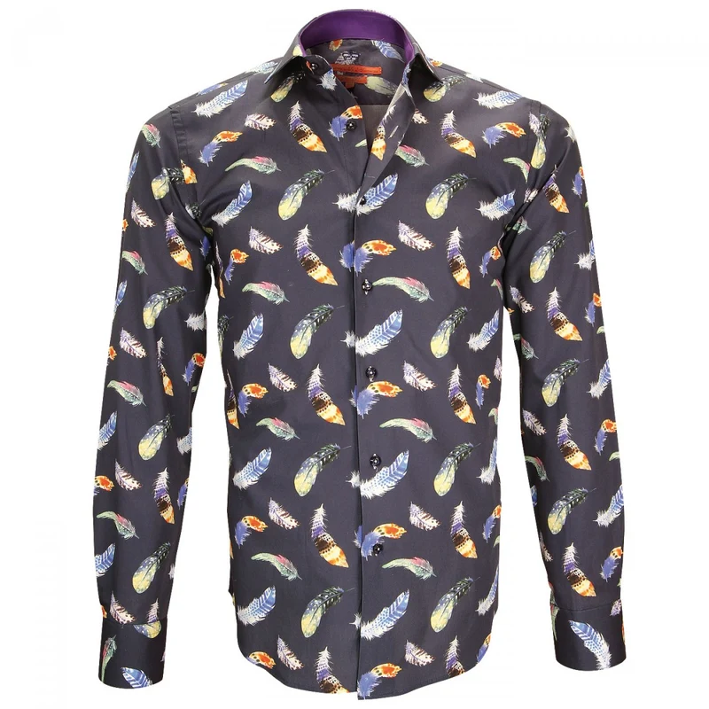 Chemise homme imprimée coupe cintrée FEATHER Andrew Mac Allister