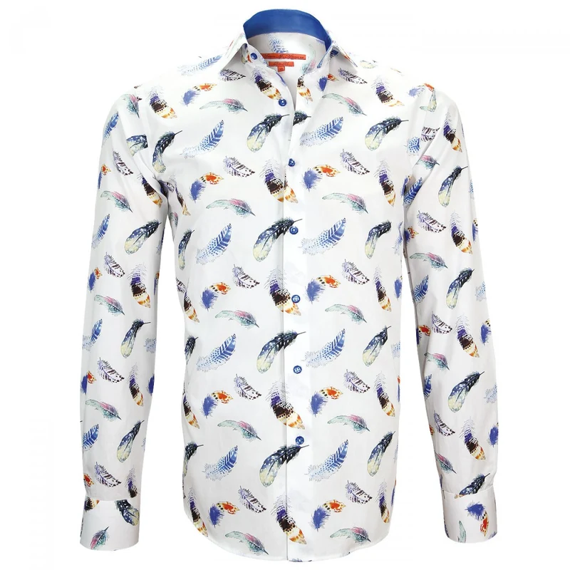Chemise homme imprimée coupe cintrée FEATHER Andrew Mac Allister