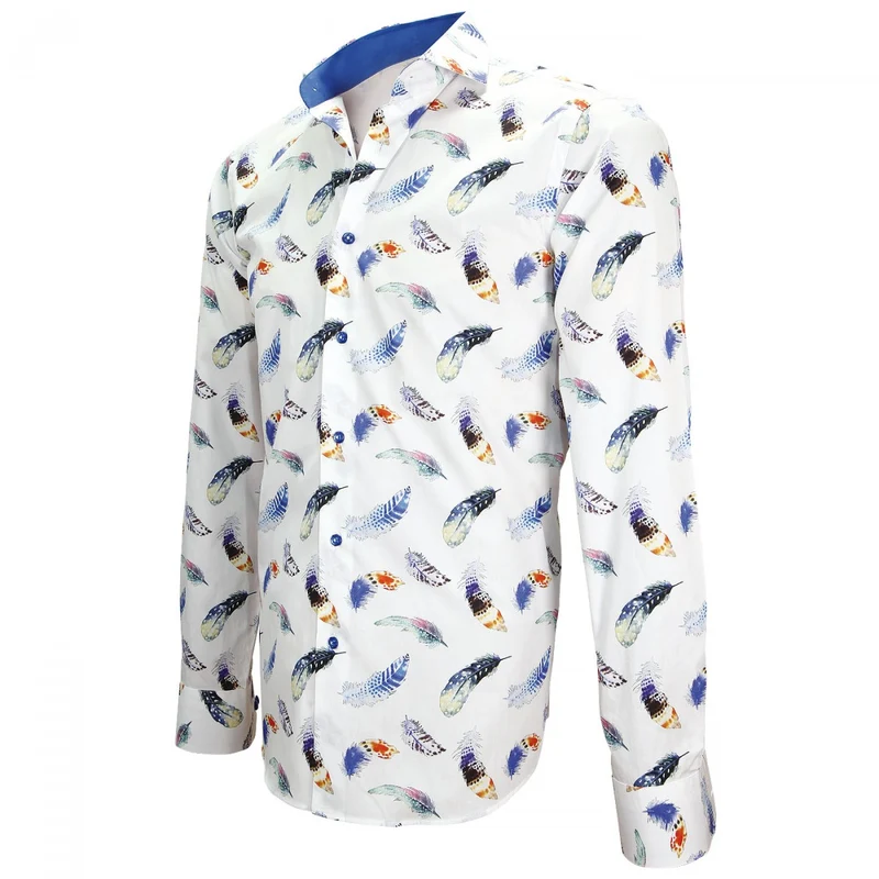 Chemise homme imprimée coupe cintrée FEATHER Andrew Mac Allister