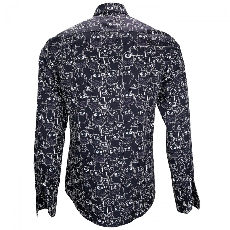 Chemise homme imprimée coupe cintrée MONSTER Andrew Mac Allister