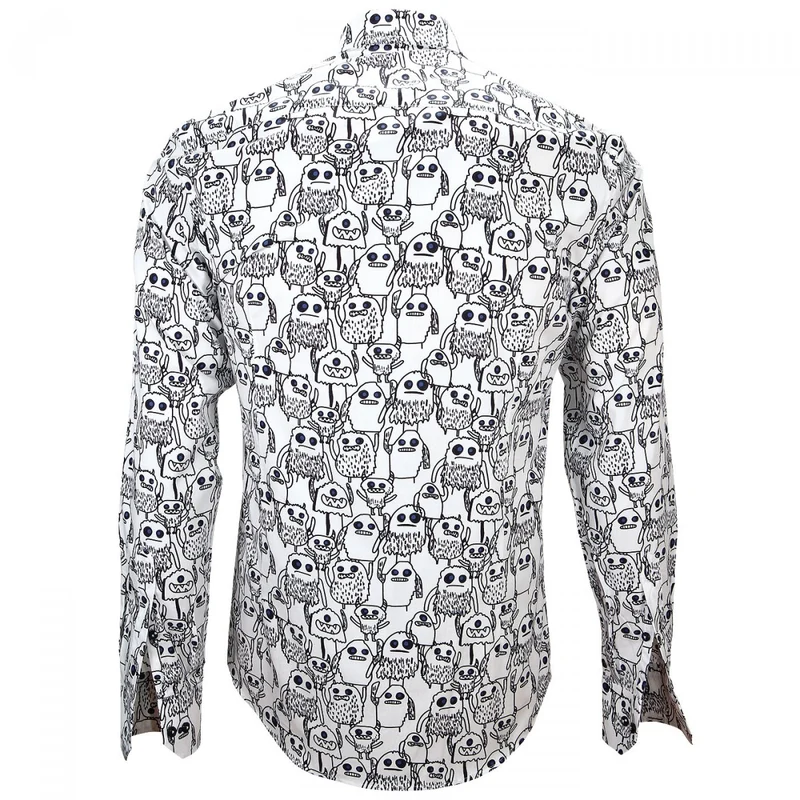Chemise homme imprimée coupe cintrée MONSTER Andrew Mac Allister