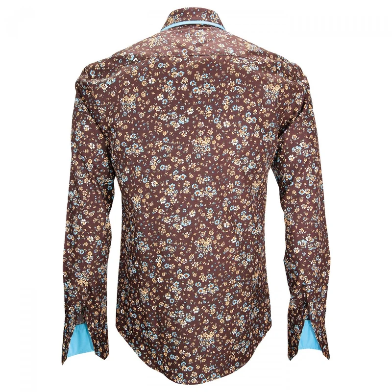 Chemisette homme liberty coupe cintrée WOODSTOCK Andrew Mac Allister
