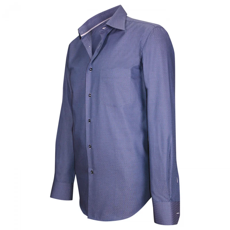 Chemise homme tissu armuré coupe cintrée WOVEN Andrew Mac Allister