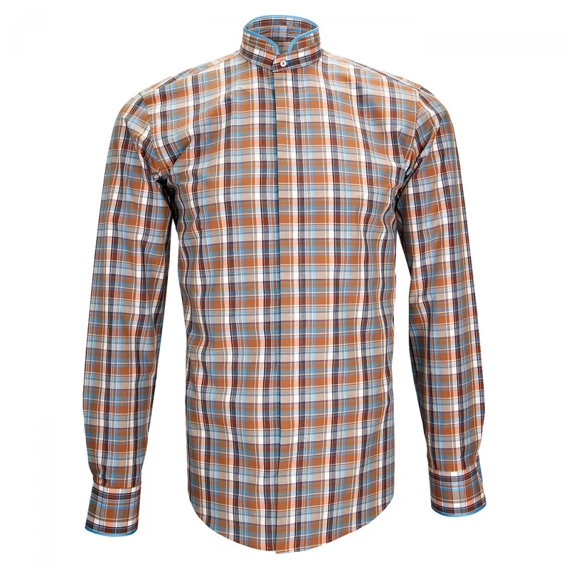 Chemise homme col mao coupe cintrée WINCH Andrew Mac Allister