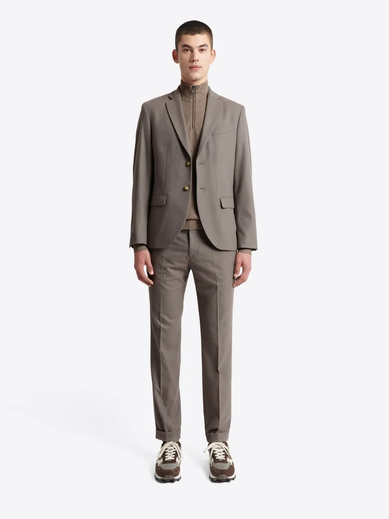 Veste de costume regular en flanelle