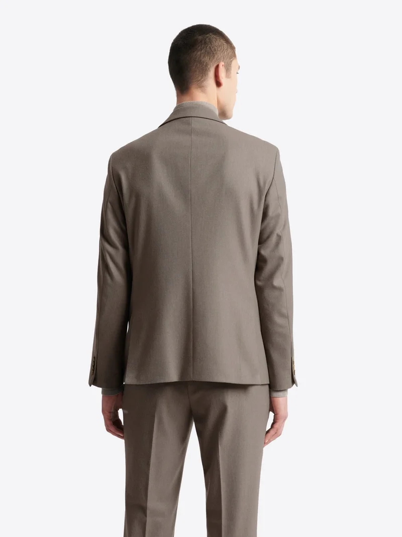 Veste de costume regular en flanelle