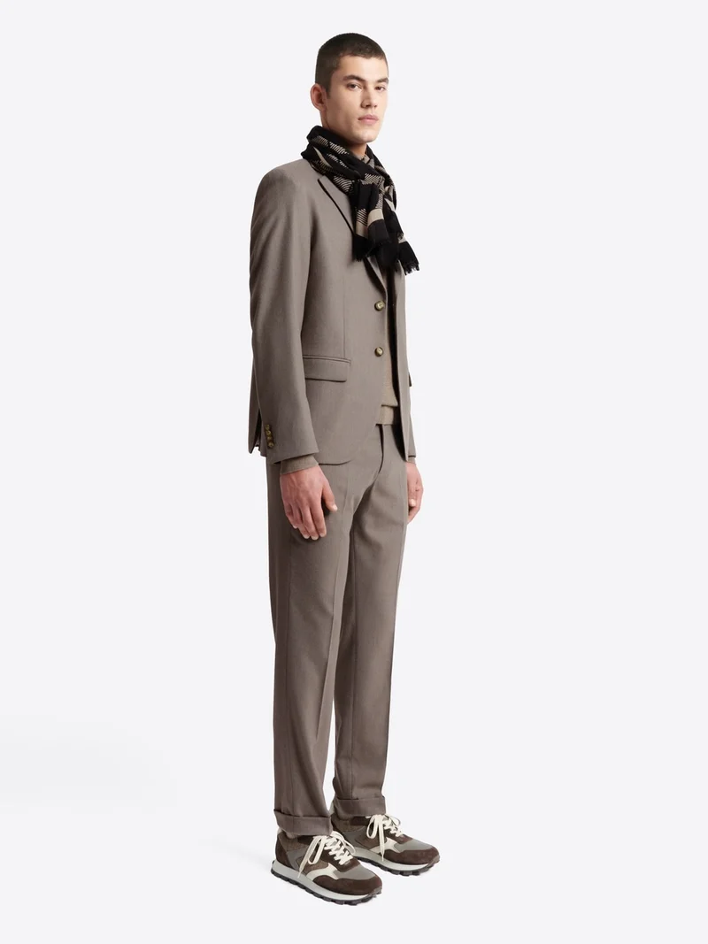 Veste de costume regular en flanelle