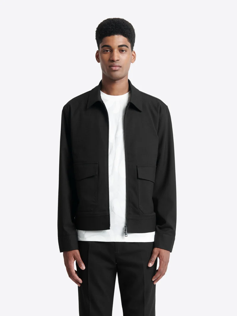Veste casual col chemise