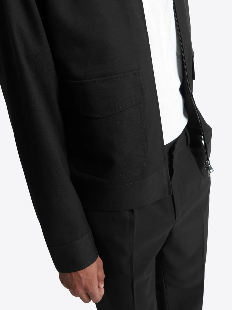 Veste casual col chemise