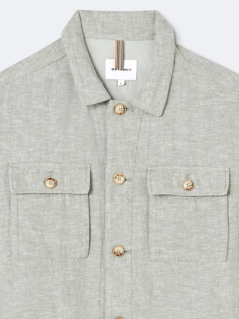 Veste casual workwear col chemise