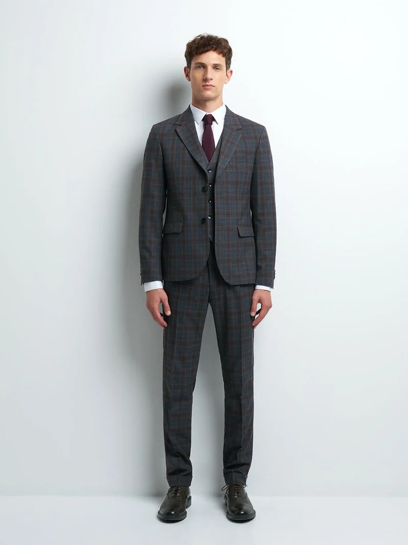 Pantalon coordonnable extraslim carreaux
