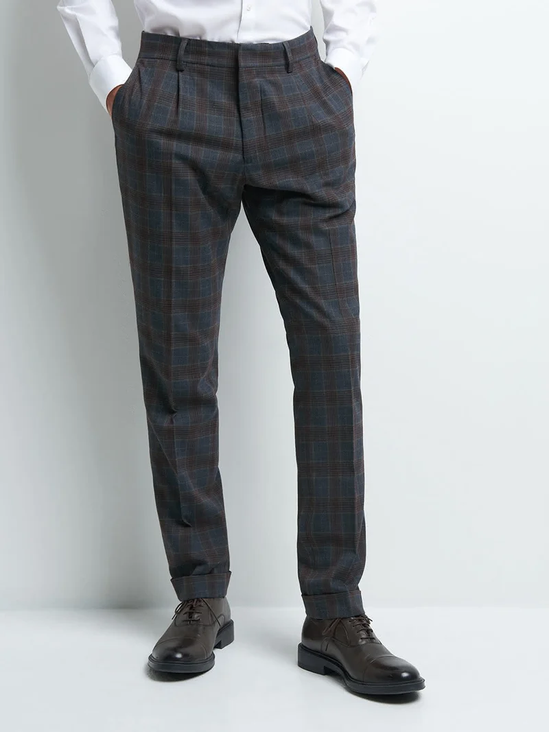 Pantalon coordonnable extraslim carreaux