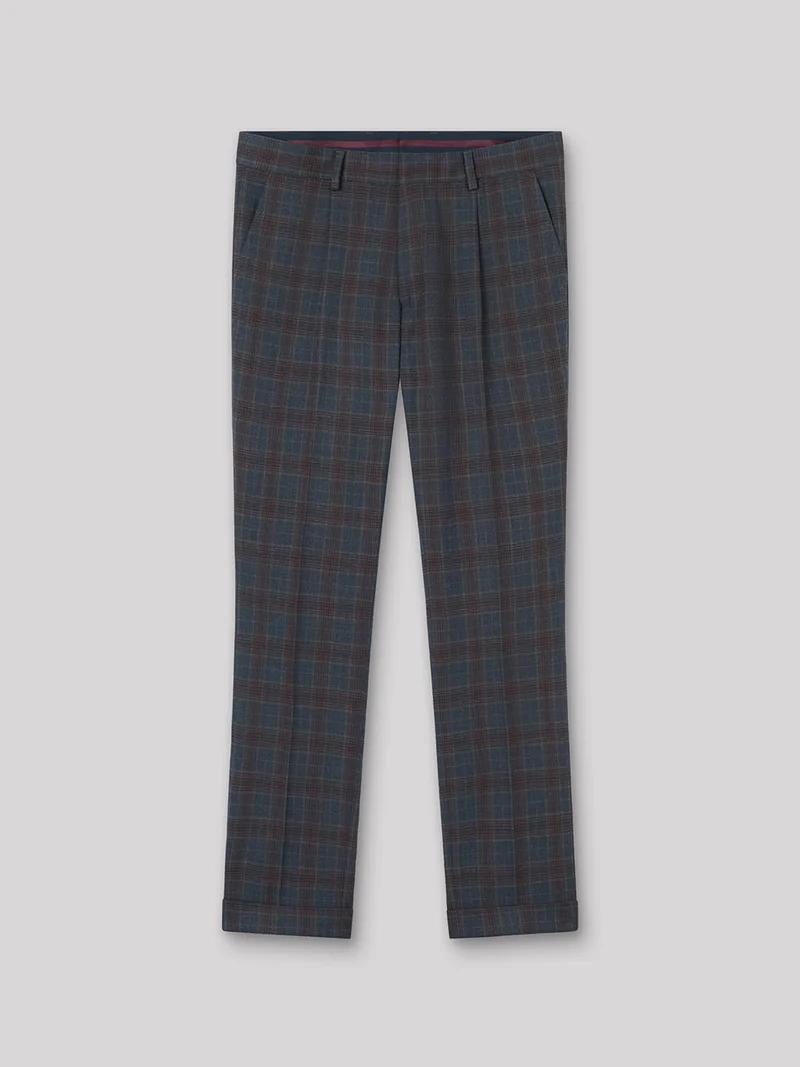 Pantalon coordonnable extraslim carreaux
