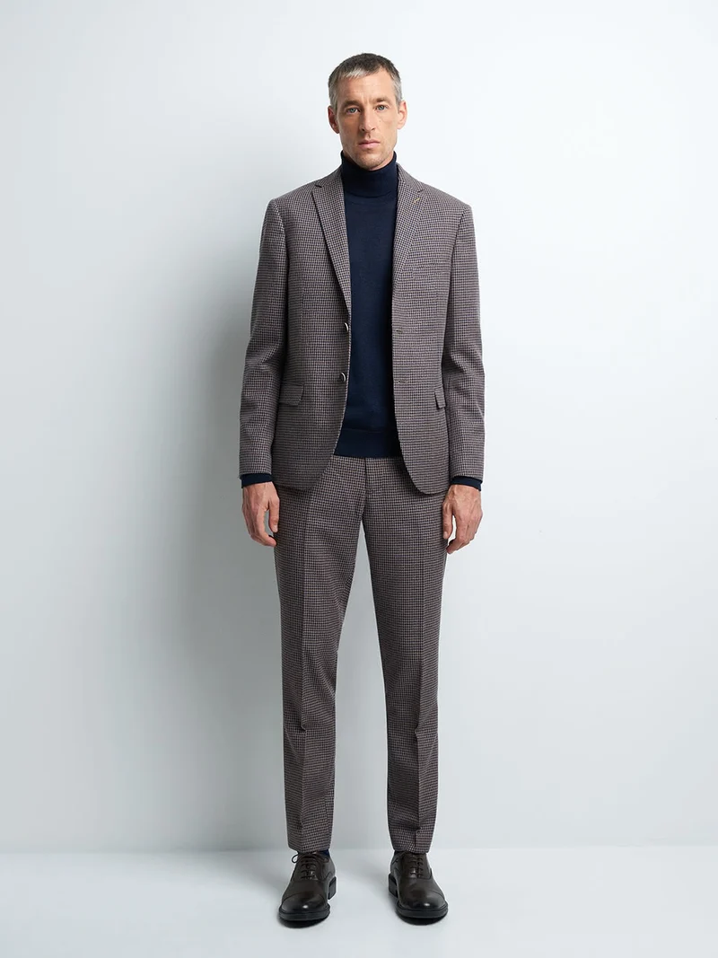 Pantalon coordonnable slim carreaux