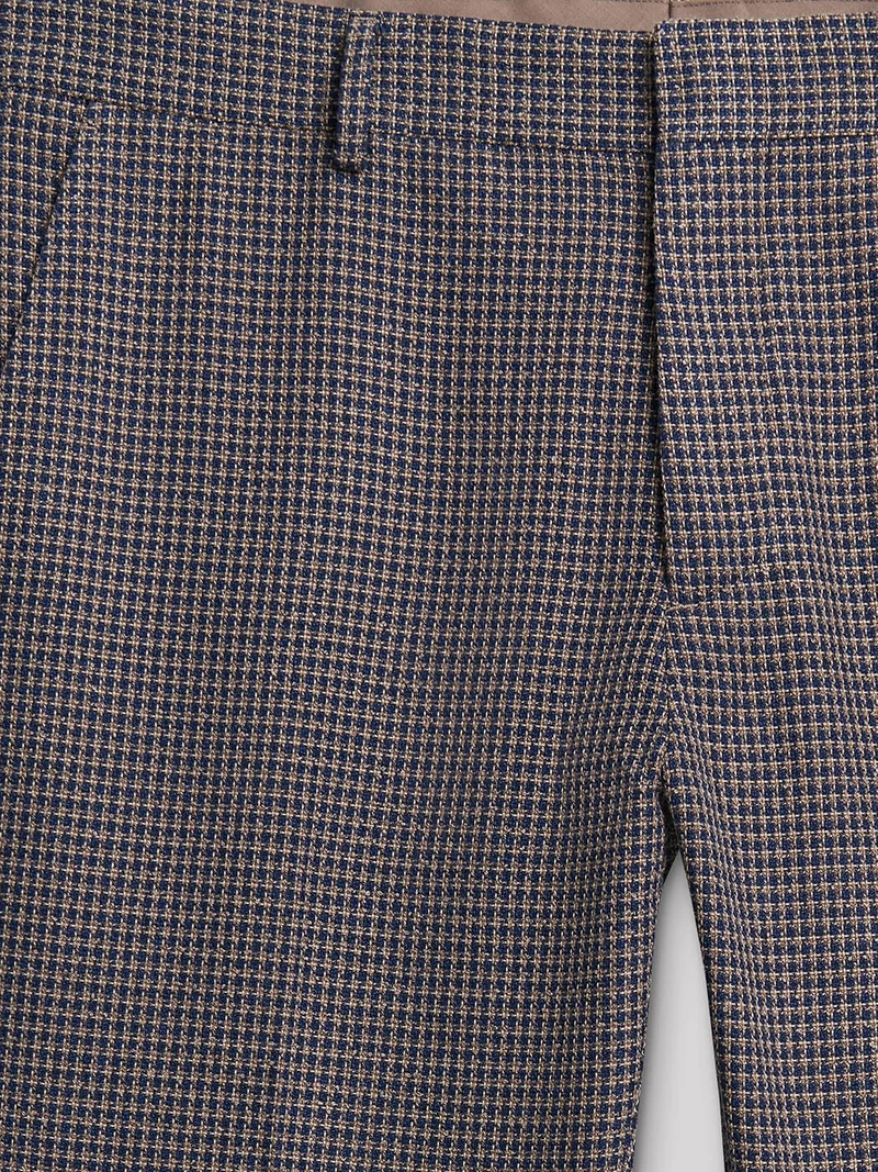 Pantalon coordonnable slim carreaux
