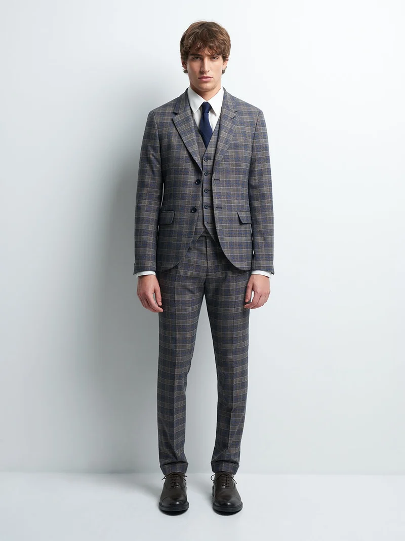 Pantalon coordonnable extraslim carreaux