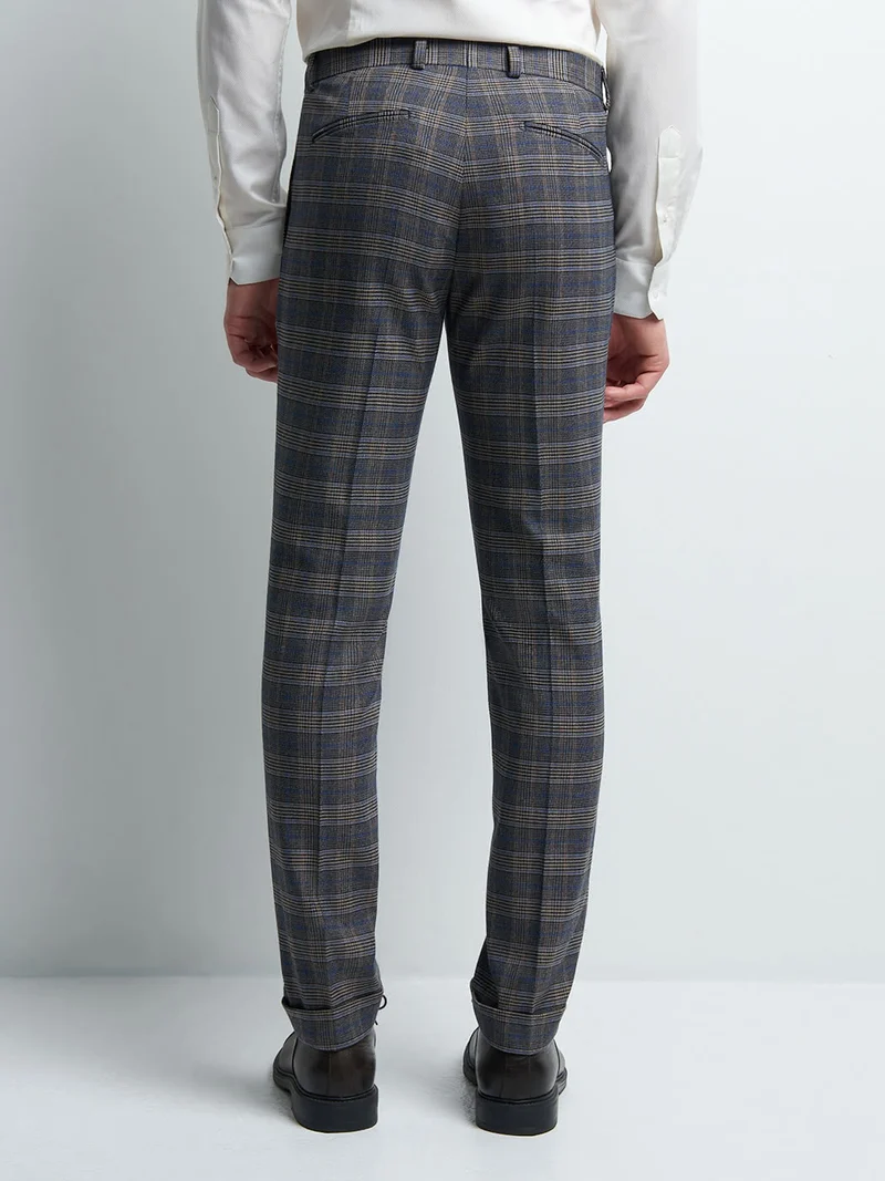 Pantalon coordonnable extraslim carreaux