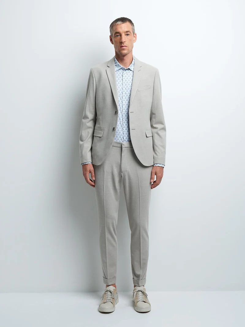 Pantalon coordonnable extraslim faux uni