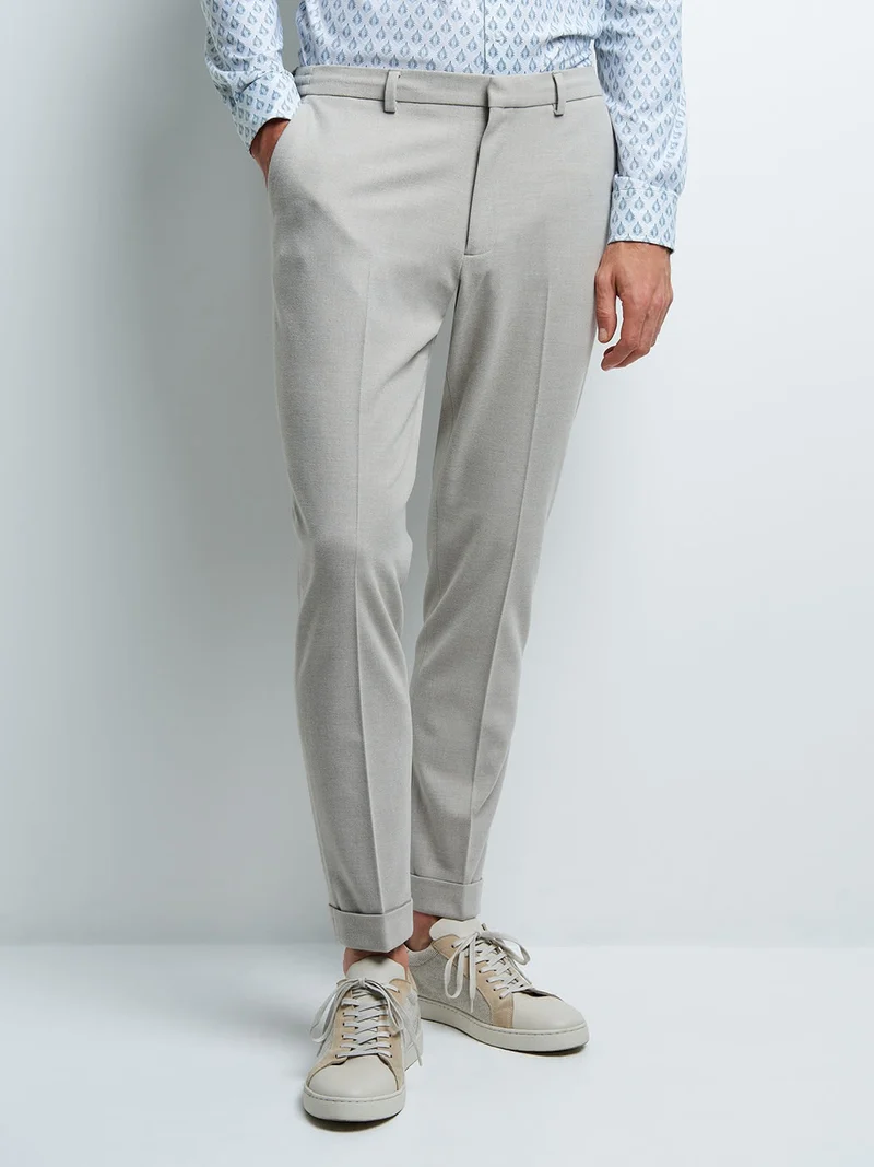 Pantalon coordonnable extraslim faux uni