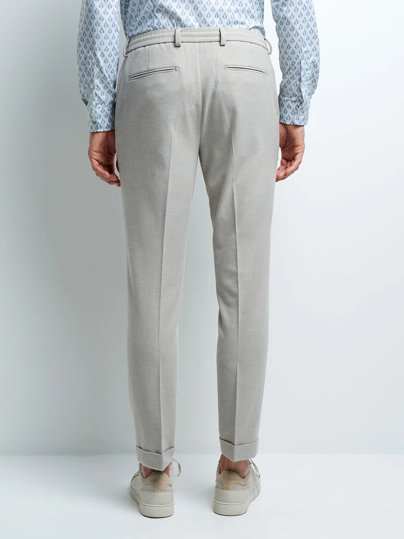 Pantalon coordonnable extraslim faux uni