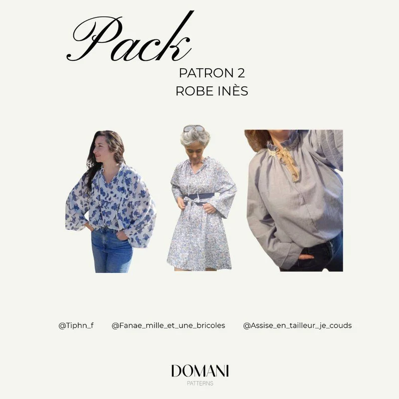 BUNDLE DE PATRONS DE COUTURE PDF | Collection FW25 | Domani Patterns | FRANÇAIS SEULEMENT
