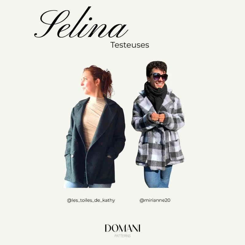 PATRON DE COUTURE PDF | Blazer Selina | Domani Patterns | FRANÇAIS SEULEMENT