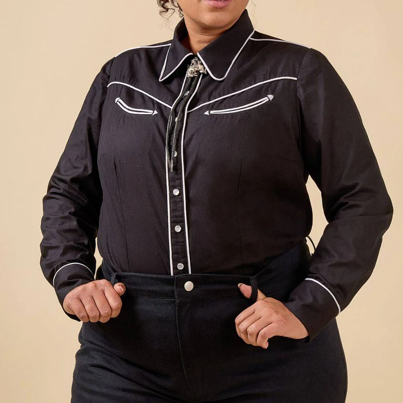 PATRON DE COUTURE PDF | Chemise Western Cornelius | Closet Core | BILINGUE (FR / EN) | UNISEXE