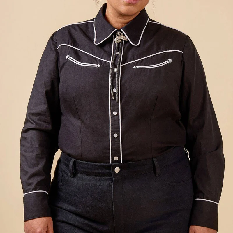 PATRON DE COUTURE PDF | Chemise Western Cornelius | Closet Core | BILINGUE (FR / EN) | UNISEXE