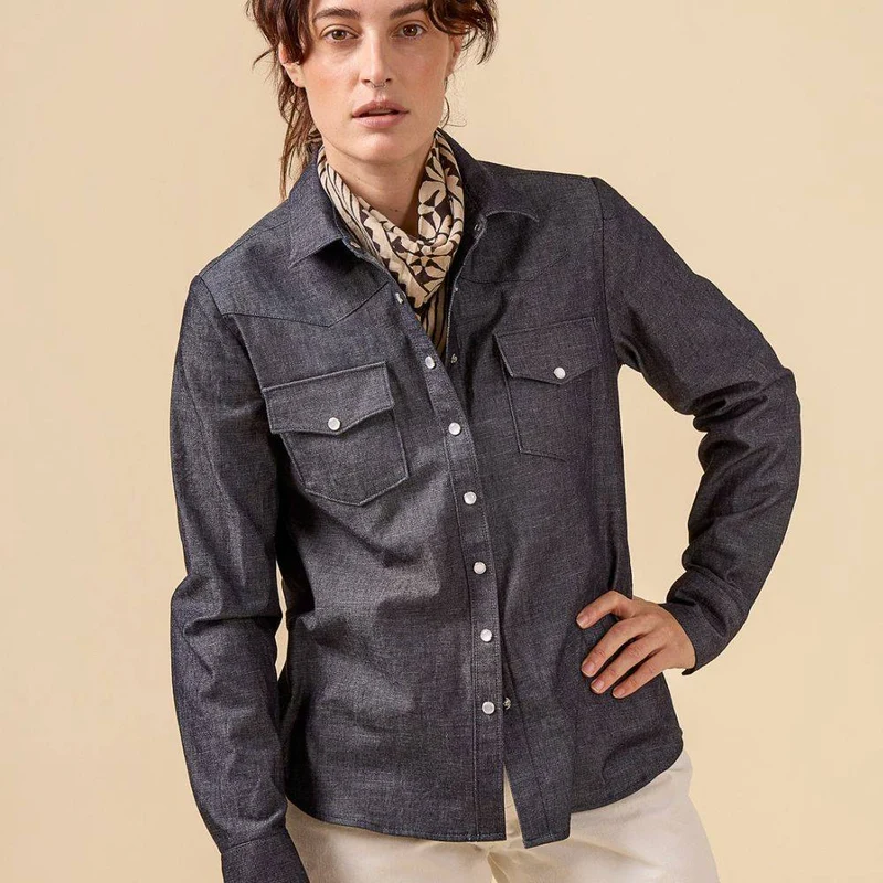 PATRON DE COUTURE PDF | Chemise Western Cornelius | Closet Core | BILINGUE (FR / EN) | UNISEXE