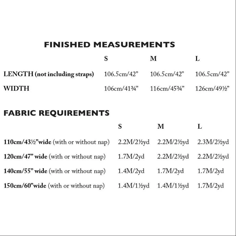 PATRON DE COUTURE PDF | Tablier Betty | Merchant & Mills | S–L