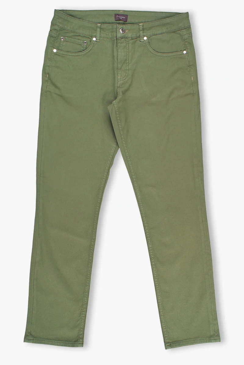 Cotton Stretch Man Pant Green