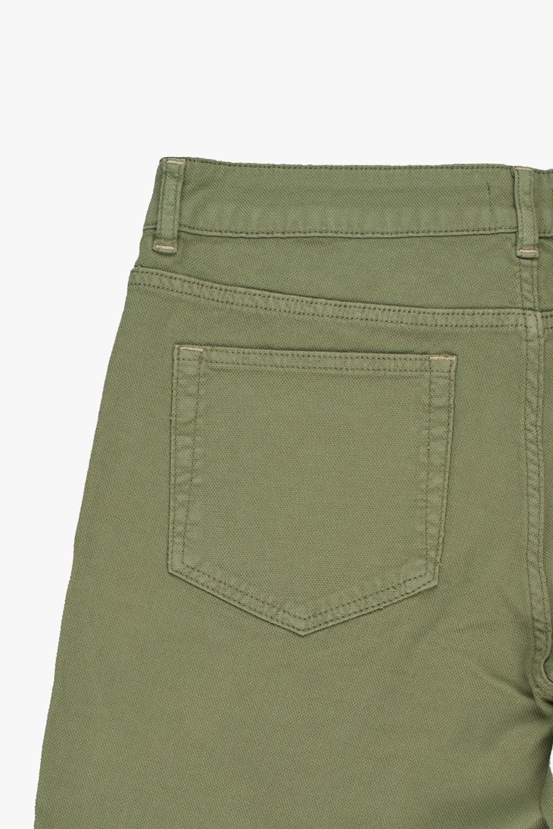 Cotton Stretch Man Pant Green
