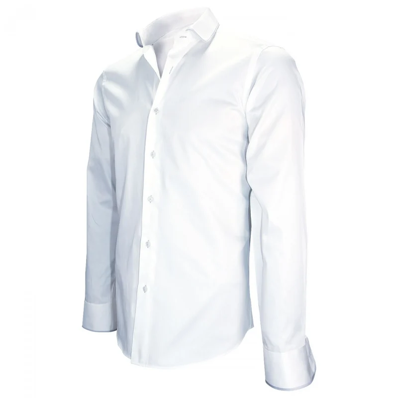 Chemise hommechemise col rond coupe cintrée ROUND TWO Andrew Mac Allister