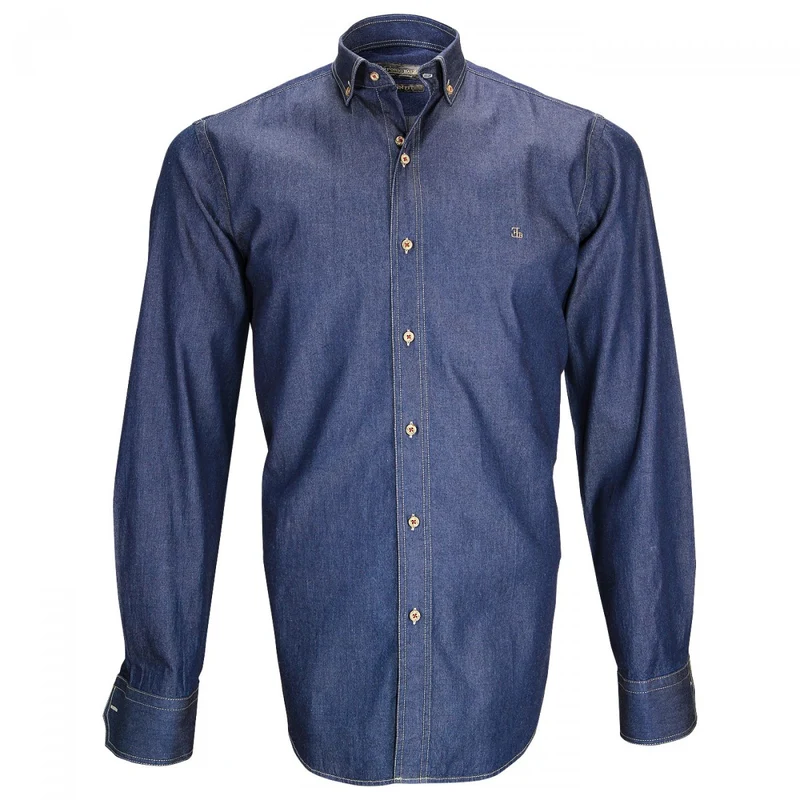Chemise homme en jeans coupe cintrée DENIM Emporio balzani