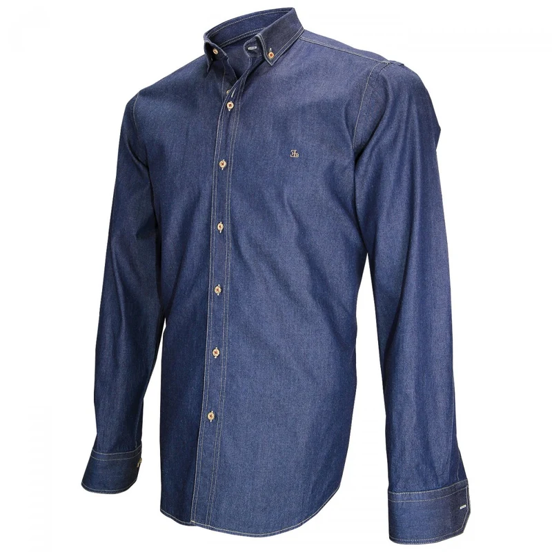 Chemise homme en jeans coupe cintrée DENIM Emporio balzani