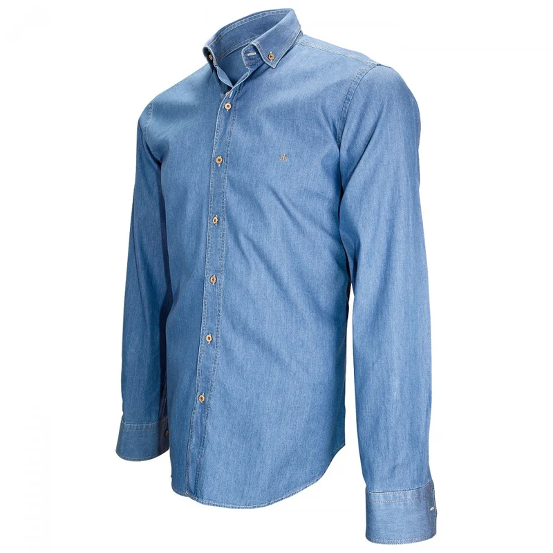 Chemise homme en jeans coupe cintrée DENIM Emporio balzani