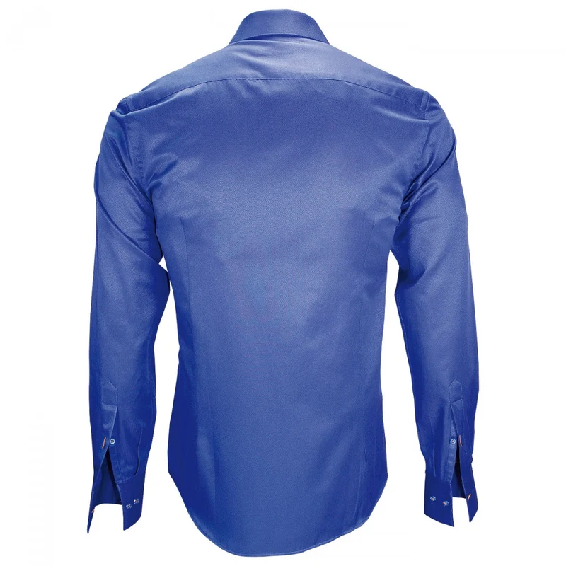 Chemise homme tissu armurée coupe cintrée SAPHIRE Emporio balzani