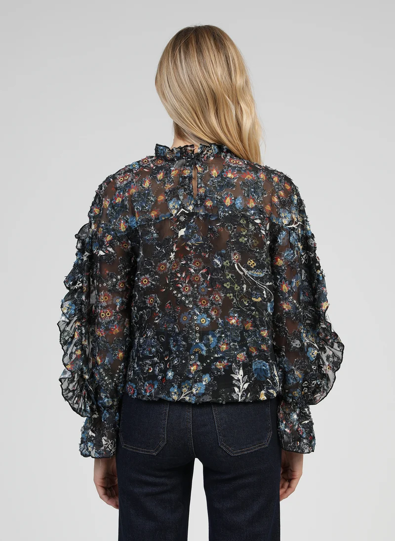 BLOUSE SOELINA folina noir