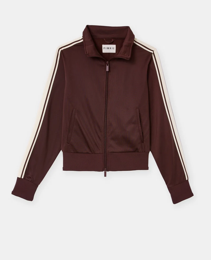 Veste de jogging avec bandes contrastées