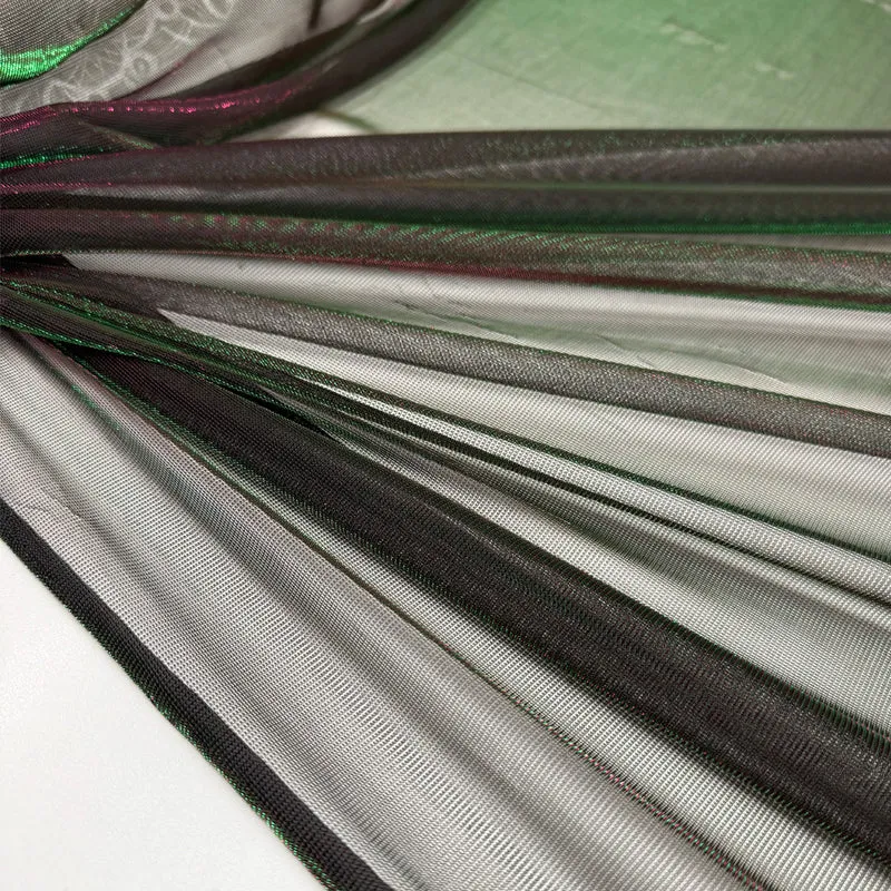 Tissu Maille Résille - Holographique, Polla