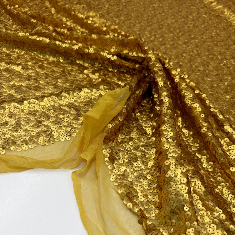 Tissu Tulle Brodé, Paillettes - Carla