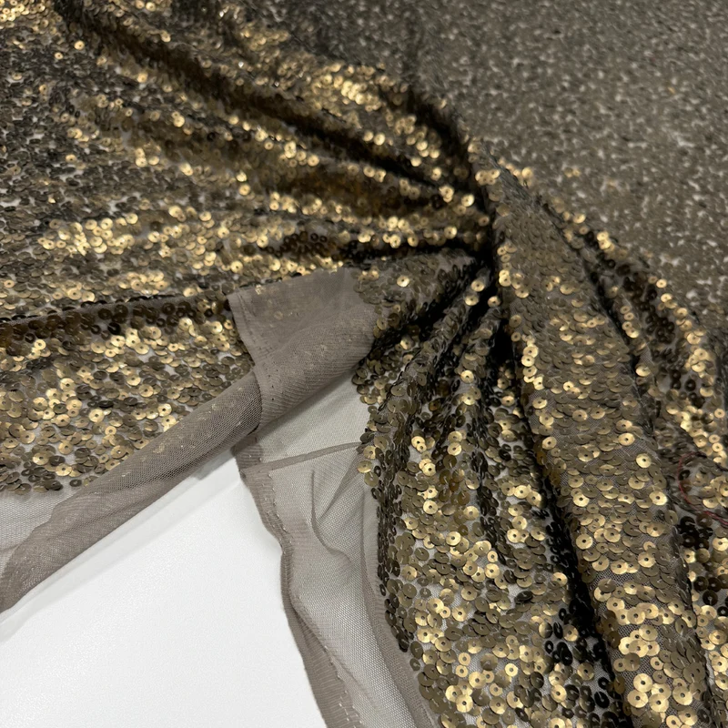 Tissu Tulle Brodé, Paillettes - Carla