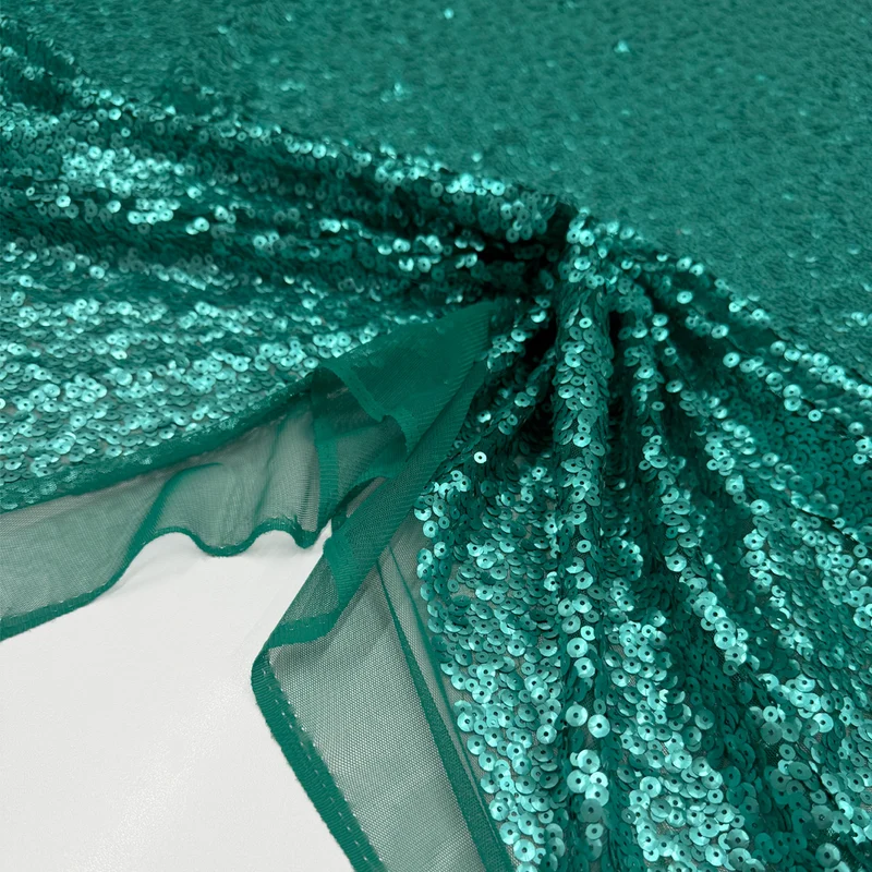 Tissu Tulle Brodé, Paillettes - Carla