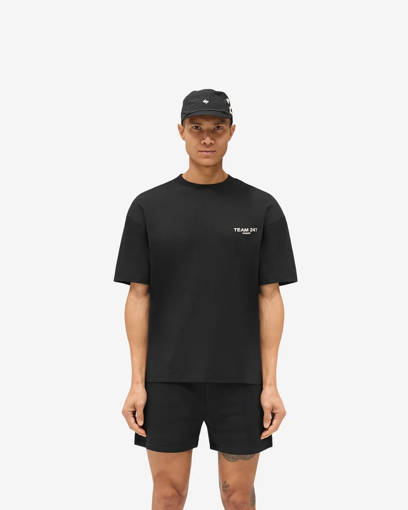Team 247 Oversized T-Shirt - Jet Black