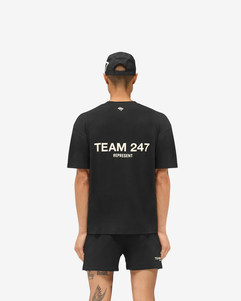 Team 247 Oversized T-Shirt - Jet Black