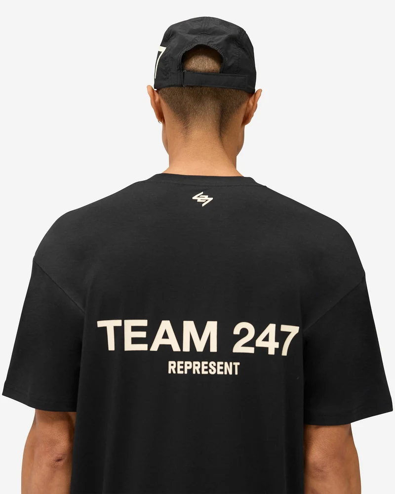 Team 247 Oversized T-Shirt - Jet Black